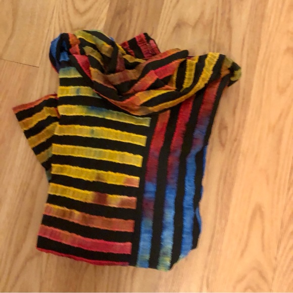 Rainbow mock neck long sleeve shirt size small - Picture 3 of 3